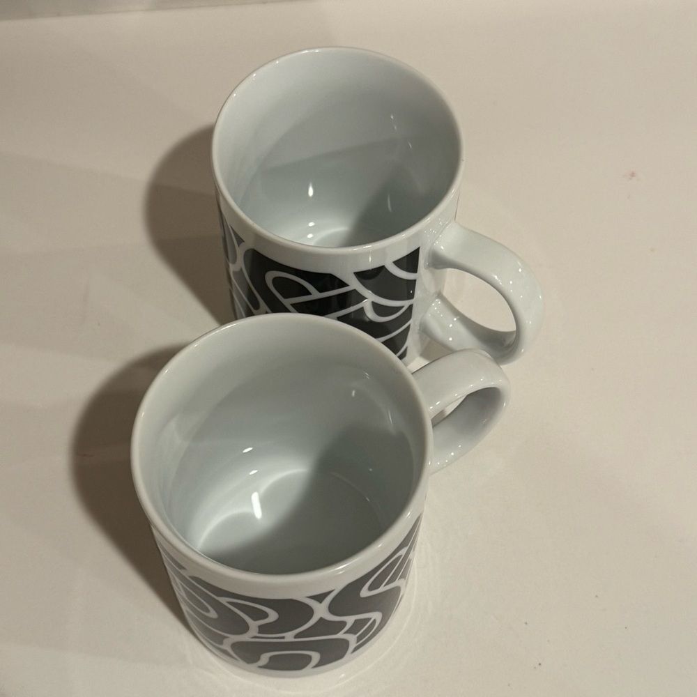 IKEA SÖTRÖNN Black and White Mug Set of 2 - Picture 5 of 5